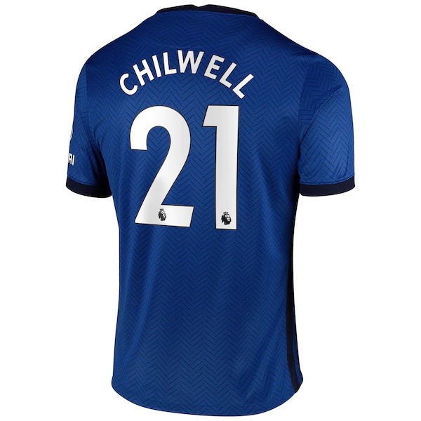 Trikot Chelsea NO.21 Chilwell Heim 2020-21 Blau Fussballtrikots Günstig
